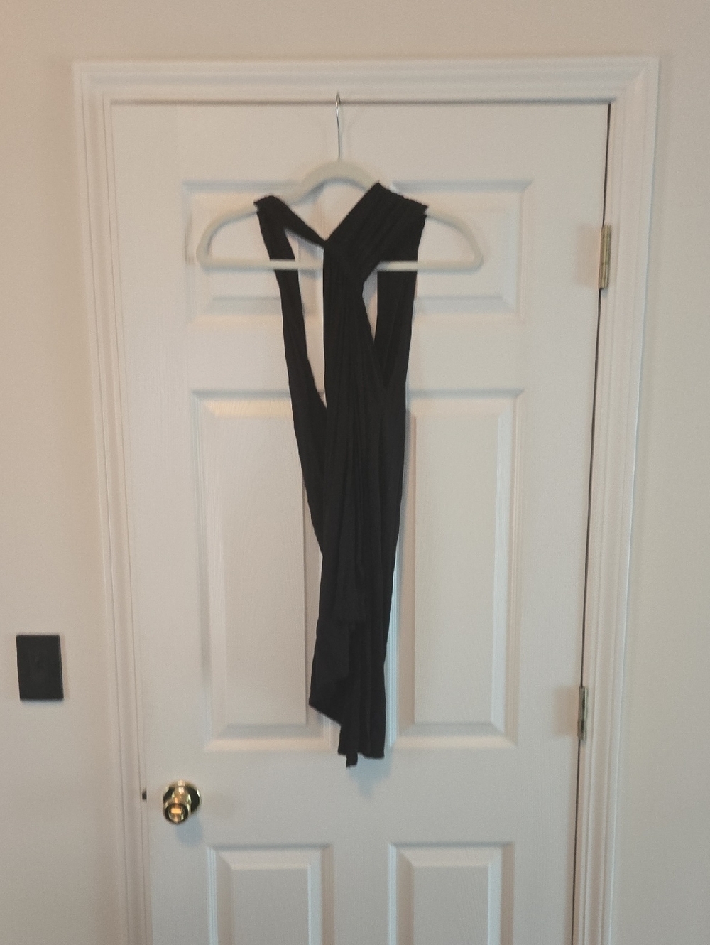 BCBGMaxAzria Black Racerback Tank Top